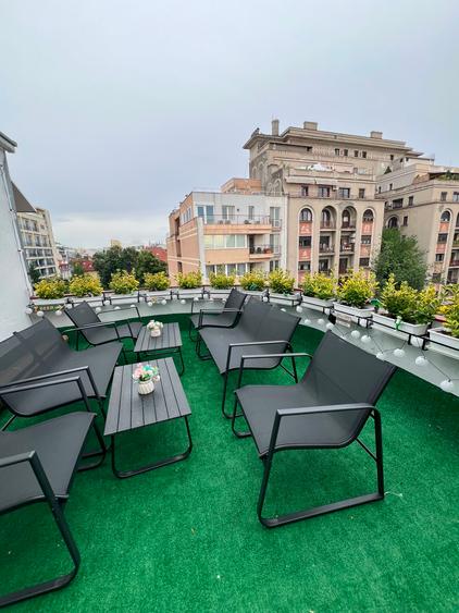 Babu's: 2 Atipical Studios with 37sqm Teraces | Piața Romană Metro |  MT963