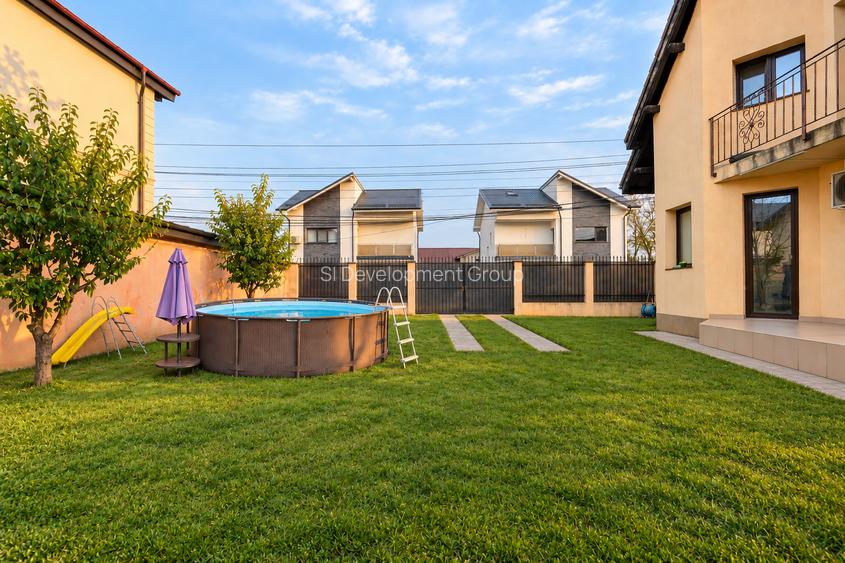 Vila individuala Comuna Berceni cu garaj propriu | 5 camere | Curte libera 300mp - 15