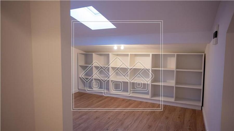 Penthouse mobilat complet, intabulat, 3 camere, aer conditionat