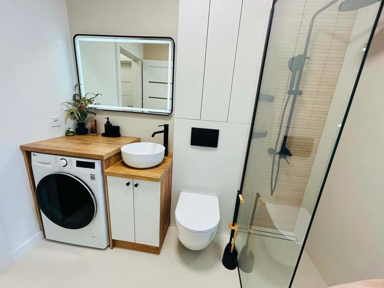 Apartament 2 camere, prima închiriere, bloc nou, Între Lacuri, parcare inclusă