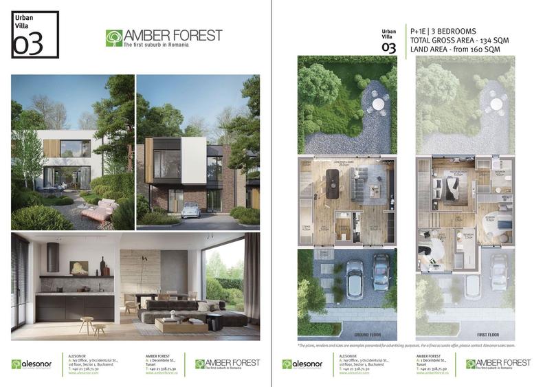 Vila cu 4 camere mobilata complet in Amber Forest