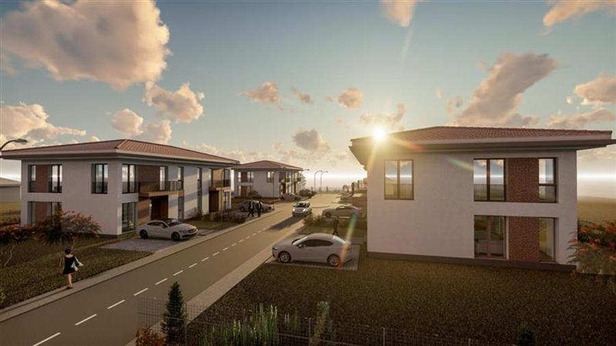 Casa Tip Duplex parter+etaj,375 mp de teren, situata in Chinteni!