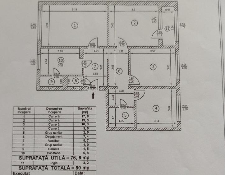 Apartament 4 camere | Valea Ialomiței | 80 mp | Metrou 120 m | Renovat complet