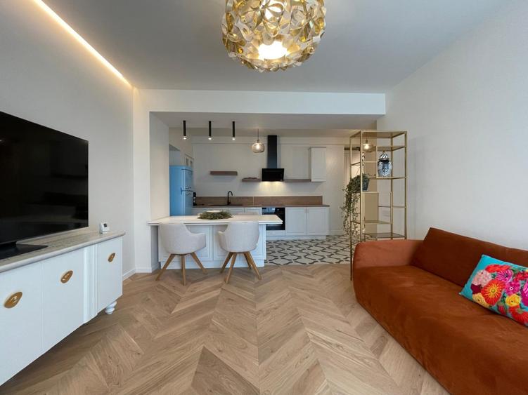 Primavera Campus-apartament 2 camere cu design deosebit, prima inchiriere, garaj