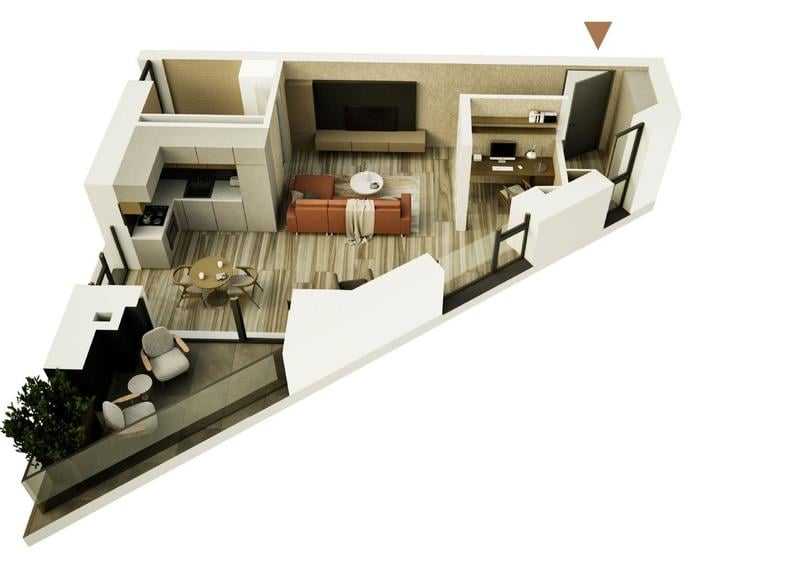 Studio Dublu, Cartierul Vienez, Nord One, Brediceanu