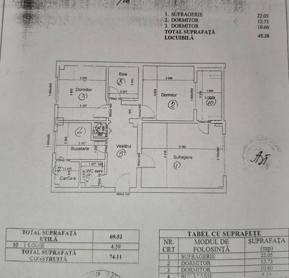 3 Camere Calea Călărași - Muncii