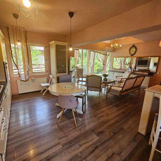 Casa 120 mp utili, 600 mp teren,mobilata si utilata elegant, Balotesti