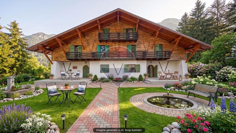 Vilă istorică, activ turistic cu randament 12%, Timișu de Sus, Brasov