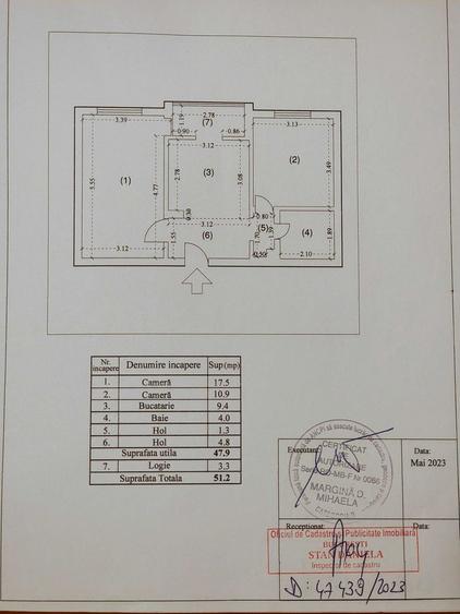 Apartament 2 camere de vanzare Gorjului