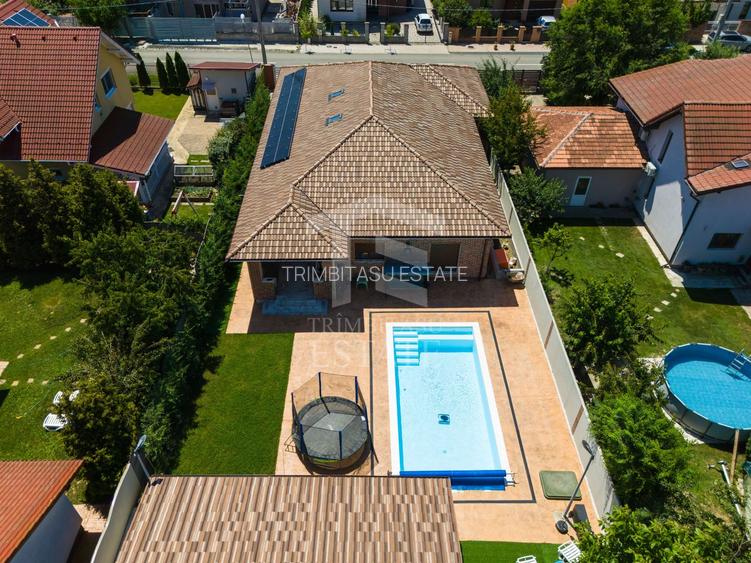 Casa pe parter premium cu piscina in Chisoda independenta energetic - 24