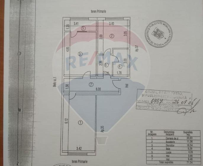 Apartament cu 2 camere de vânzare în zona Sud