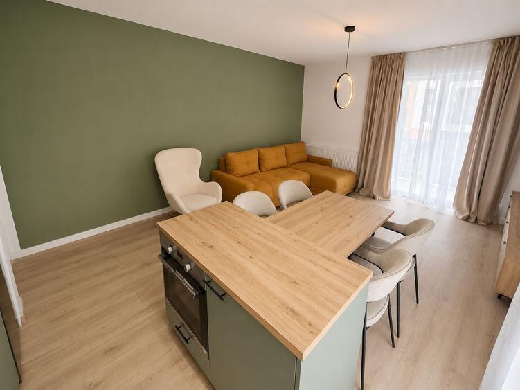 Apartament la cheie cu 3 camere,66 mp,2 bai, etaj 1,zona Jysk Floresti
