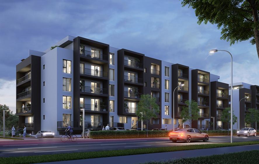 Apartament cu 3 Camere Ozana - Pallady, bucatarie inchisa, terasa generoasa