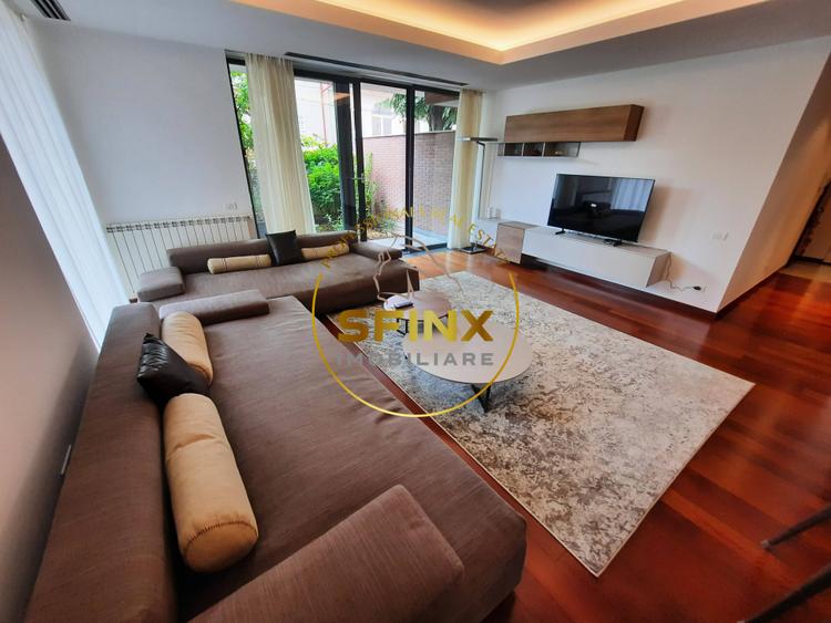 Primaverii, ground floor, 4 room apartment, large terraces, garden, parking