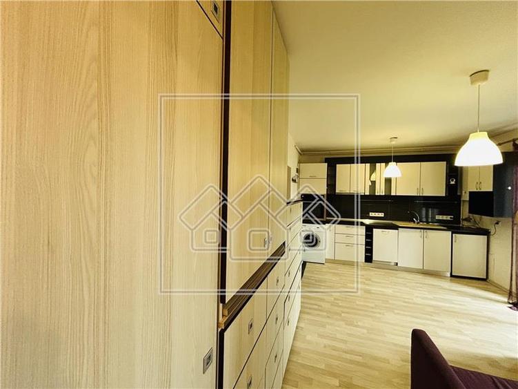 Apartament cu 2 camere in Sibiu - balcon, boxa, mobilat si utilat