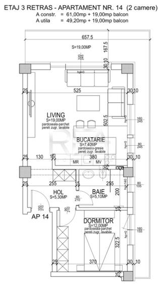 UP Boutique - Pipera Voluntari - APARTAMENT 2 CAMERE finisaje LUX