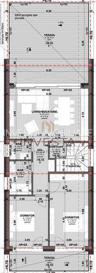 Apartament 3 camere, 67 mp utili + terase de 48mp, Andrei Muresanu - 1