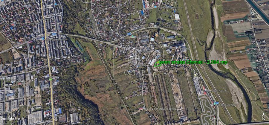 Teren industrial de vânzare-2.564 mp-strada Chimiei-acces TIR