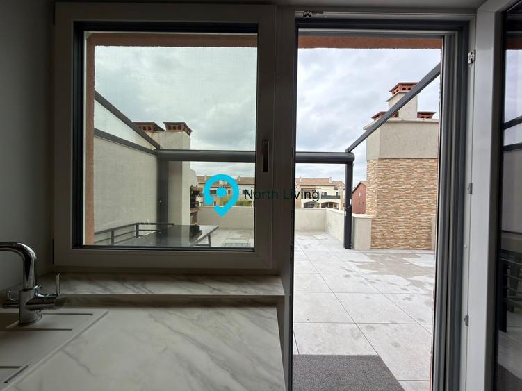 Apartament 3 camere premium renovat, terasa mare Pipera