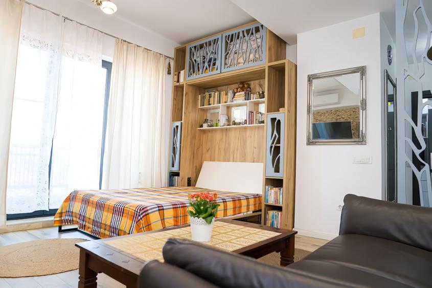 Studio Ultrafinisat| Terasă cu vedere Panoramică, Parcare și Boxă