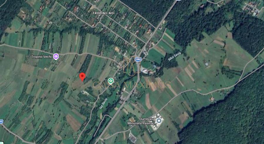 Teren intravilan 6.600 mp Tropinii Noi Rășinari –70 €/mp – PRIVELIȘTE PANORAMICĂ