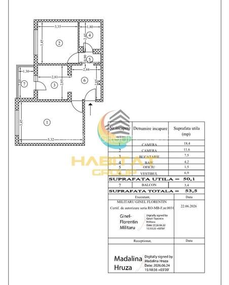 Apartament 2 Camere 53.50mp Metrou Aparatorii Patriei - 1