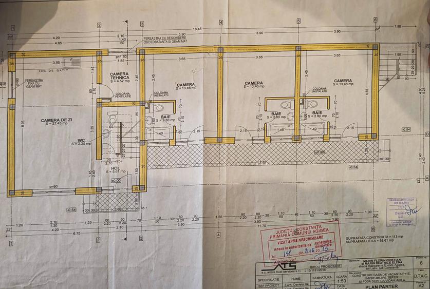 Investiție Lazu | Clădire 10 Camere – Construcție la Roșu cu Acoperiș Terasă