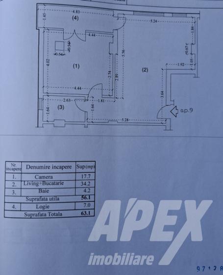Apartament 2 camere nou | Finisat la cheie | Drumul Taberei- Valea Furcii- Lidl