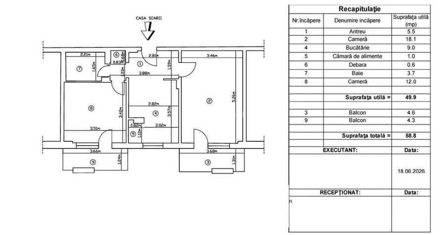 0 % comision, 2 camere finisate, totul nou, renovat in 2026- Zorilor - 9
