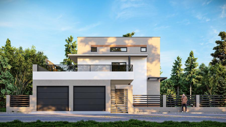 Casa foarte spectaculoasa 300mp | Teren 900mp | Balotesti | La alb
