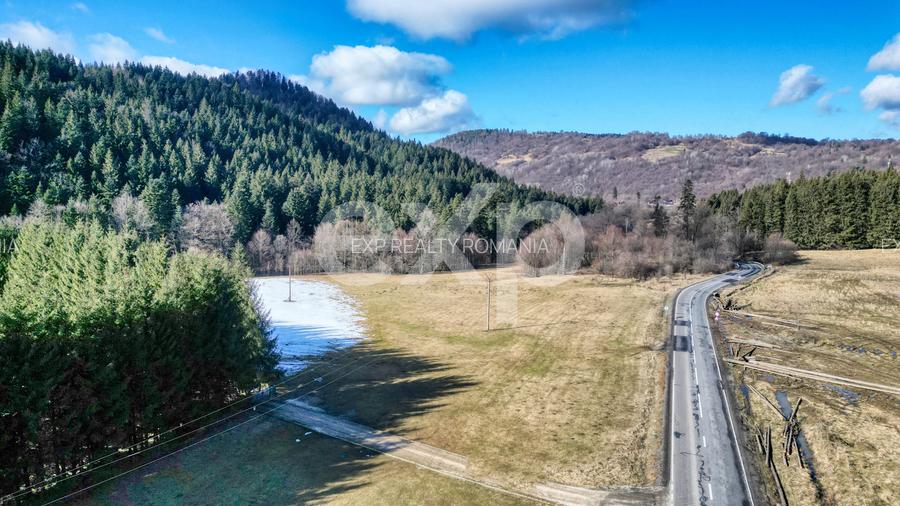 Teren extravilan 19.200 mp – DN1A Săcele, Brădet | Front stradal 130 ml - 15