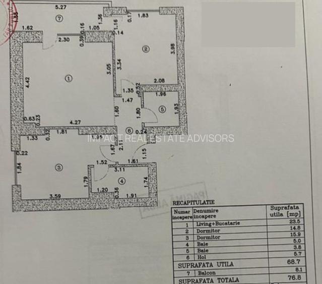 3 Camere | 2 Bai | Parcare Subterana | Cortina North - 1