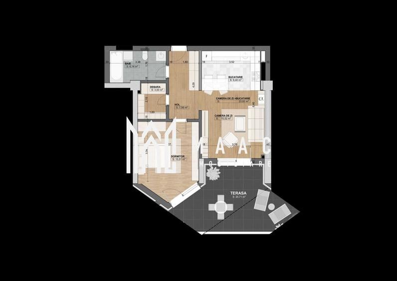Apartament 2 camere I 65 mpu I Parter I Parcare I Evo- Șelimbăr