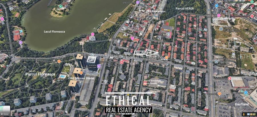 Floreasca - Ceaikovski | Studio 41 mp, mobilat, utilat, centrala si boxa. - 12