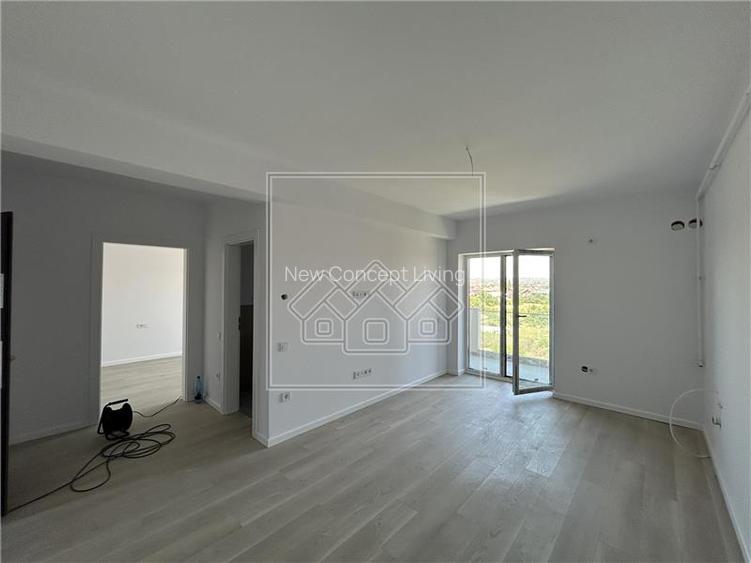 Apartament 2 camere la cheie + balcon, bloc nou, cu lift, etaj 1 - 2