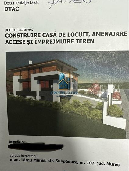 Teren intravilan în suprafață de 650 mp - zona Platou, str. Subpădure