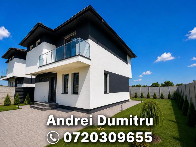 Casă nouă in Com Berceni | 140 mp | 3 băi | Teren 334 mp | Beci | Terasă 18 mp