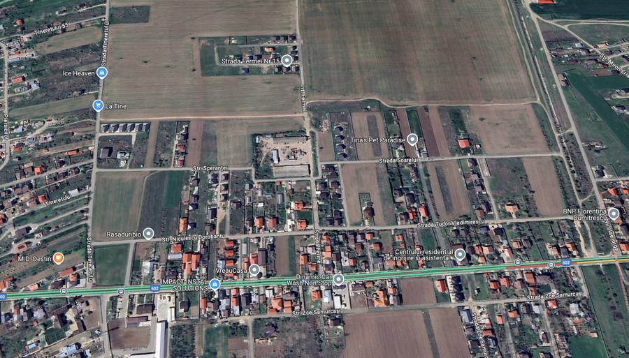Teren casa Ciorogarla , Loturi de casa 500 -1500mp Manastirea Samurcasi