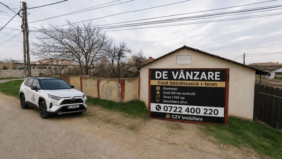 Teren -Casa Renovabila sau Demolabila