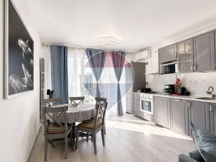 Apartament cu 2 camere de vanzare la 200 m de plaja Promenada Navodari