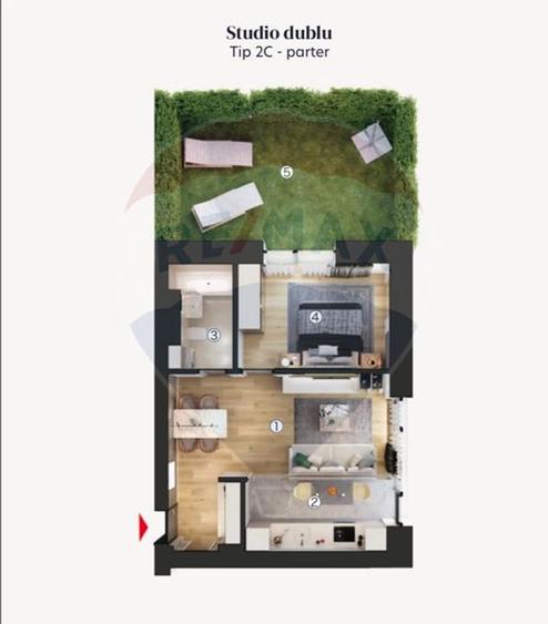 Vanzare studiouri duble zona Pallady