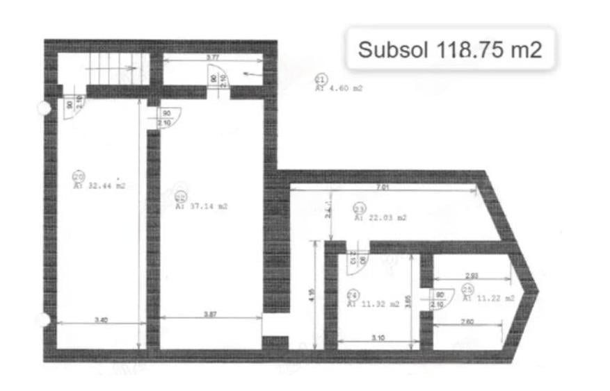 Zona Muzeul Militar sp S+P+E1+M 565 mp