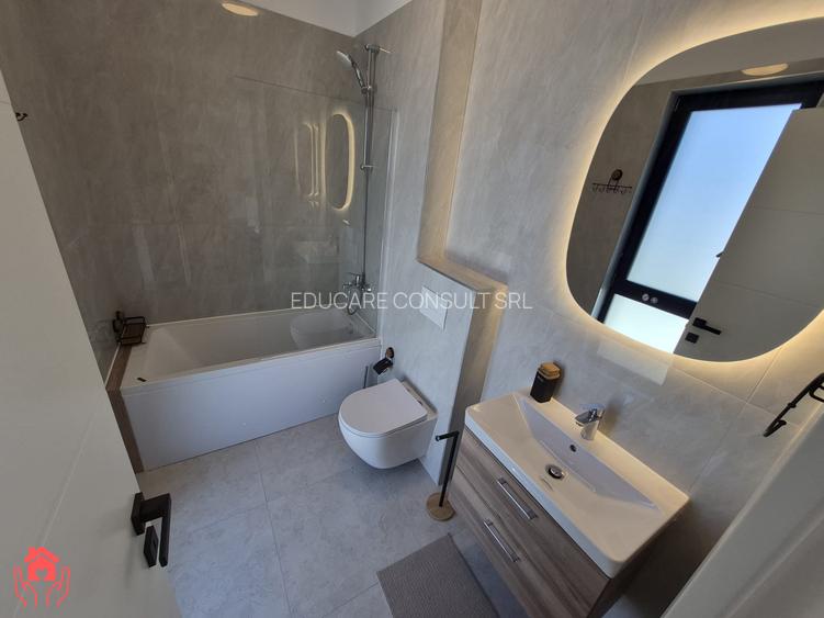 Tunari-PRIMA LOCUIRE, 3 camere curte, piscina exterioara, mobilat luxury, LIBER! - 10