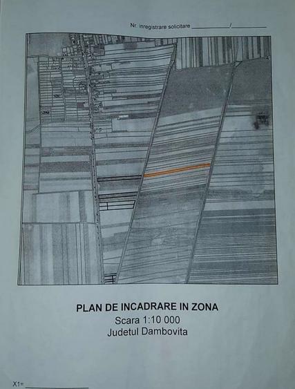 Vanzare 5000 mp teren Butimanu-Lucianca (aproape de Bucuresti) plata în rate