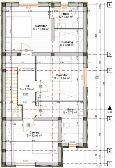 Duplex 4 camere, 3 bai, 112 mp utili, mobilat - utilat – Dumbravita