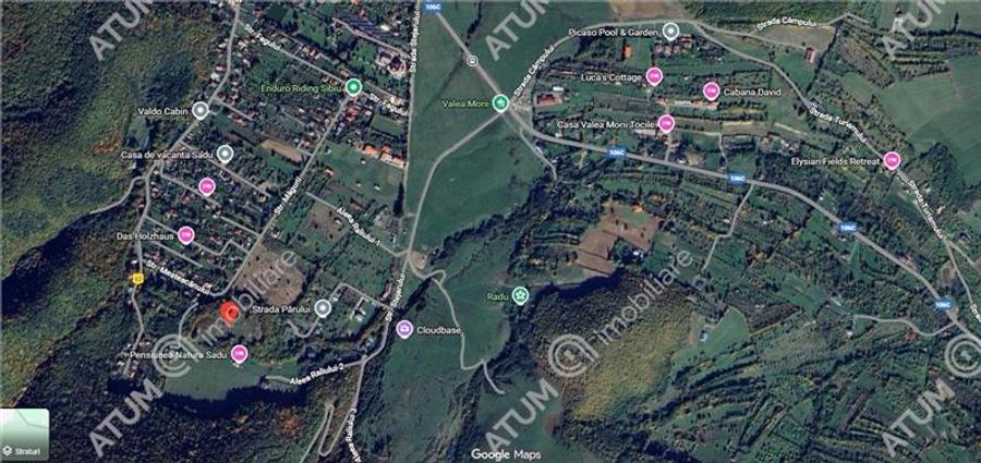 Teren intravilan 993 mp in Tocile pretabil casa de vacanta