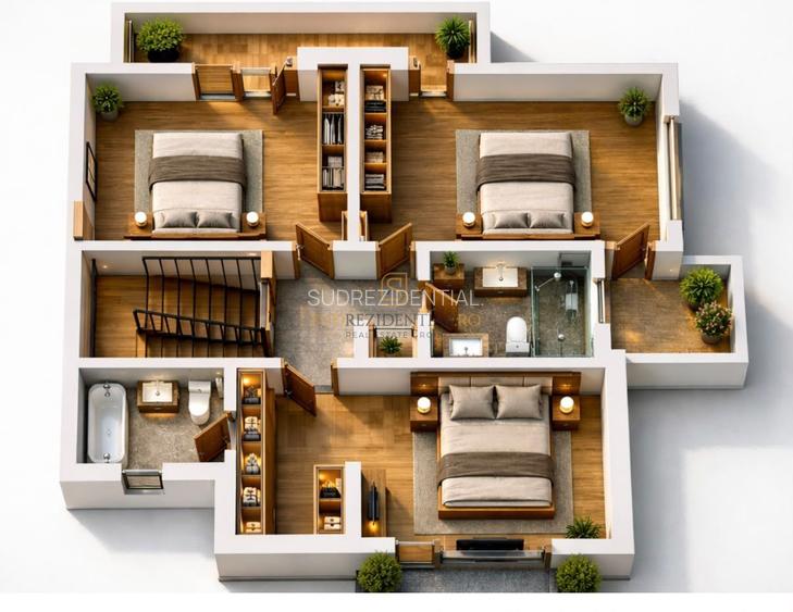 Vila Duplex cu design exclusiv si curte privata, Splaiul Unirii - 5