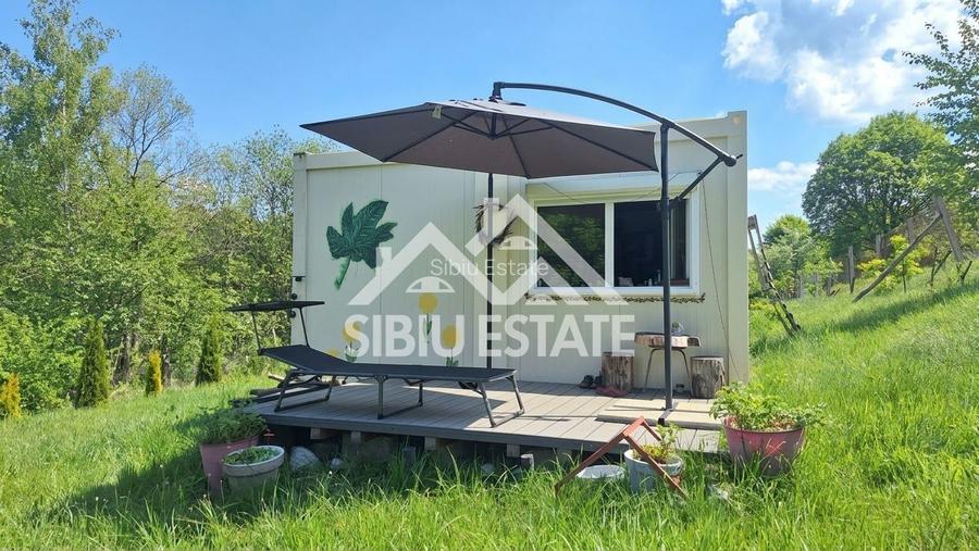 Teren Intravilan 907 mp cu locuinta modulara, Cisnadioara Apfel Haus - 3