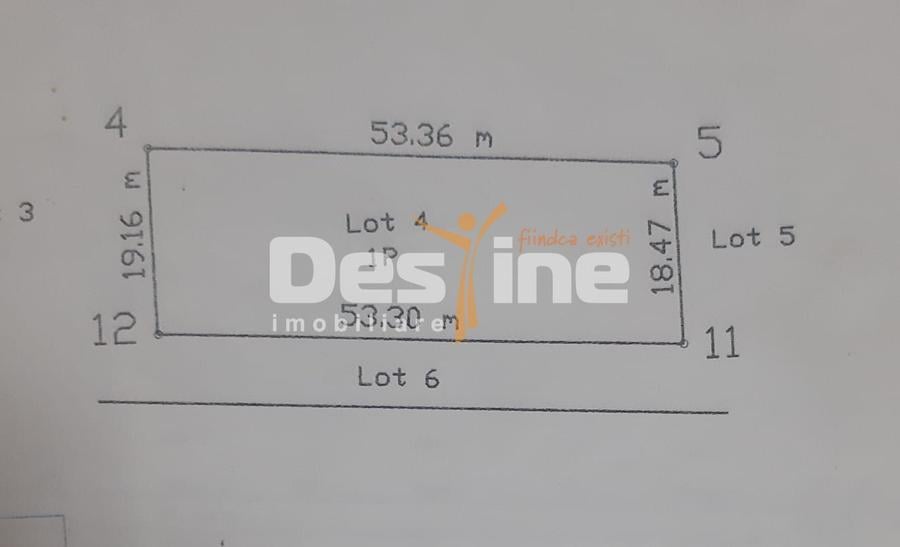 Teren intravilan 1.000 mp, deschidere 53,30 m, Lunca Cetățuii, Ciurea