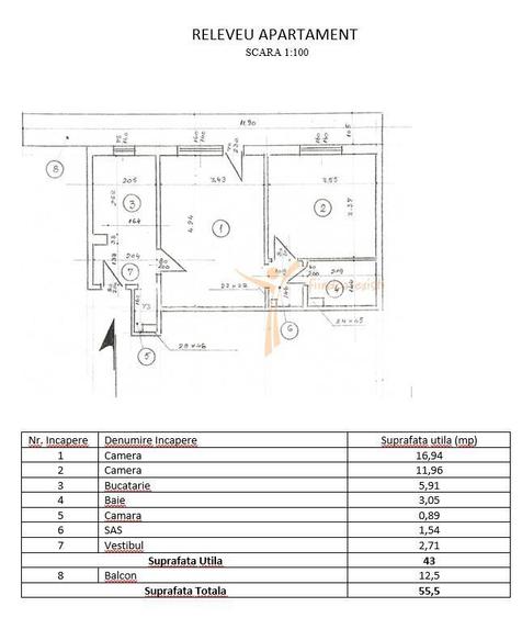 Apartament 2 camere M.Constantin Brâncoveanu | 55mp | 120.000EUR - 13